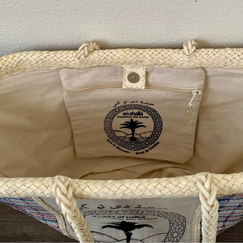 NWT Designer En Shalla Beaded Nautical Bag 12/20 Inch - Picture 6 of 14